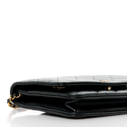 Chanel Caviar Quilted Wallet on Chain WOC Black 9 of 11