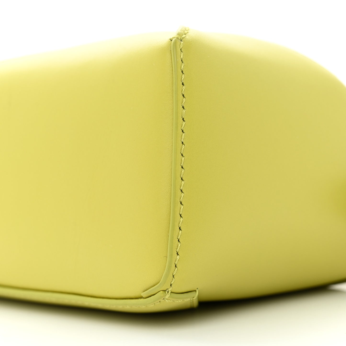 Calfskin Mini Puzzle Edge Bag Lime