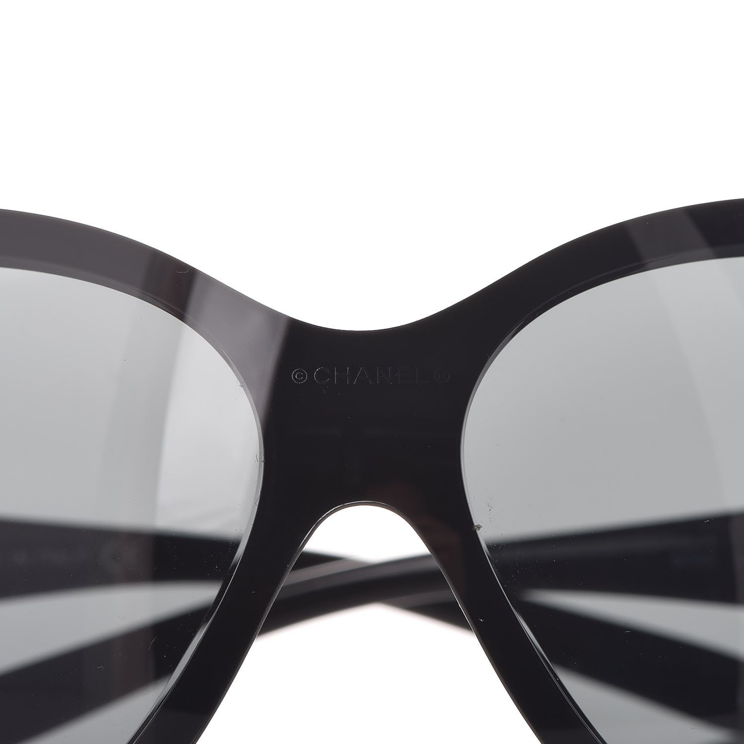Chanel Camellia CC Sunglasses 6032 Black 8 of 9