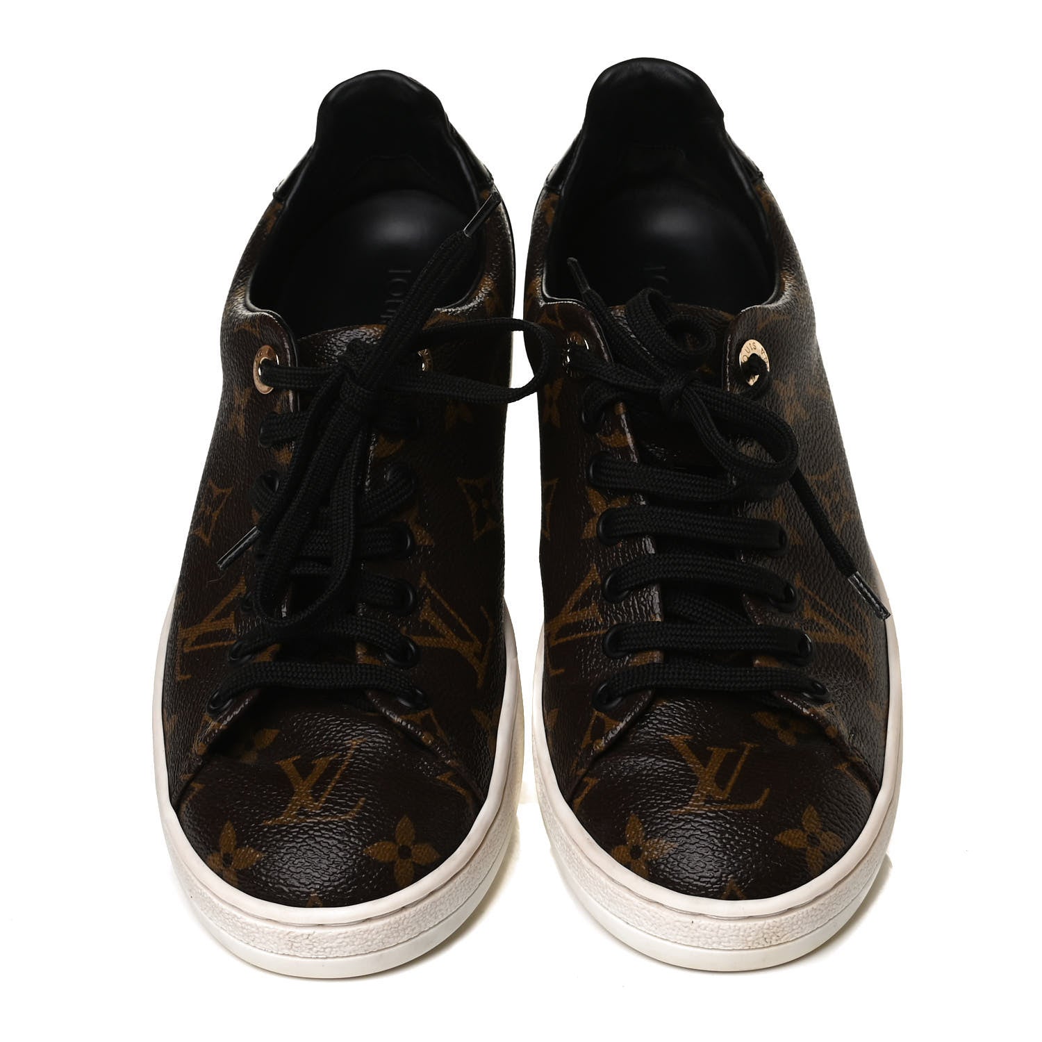Louis Vuitton Patent Monogram Frontrow Sneakers 36.5 10 of 25