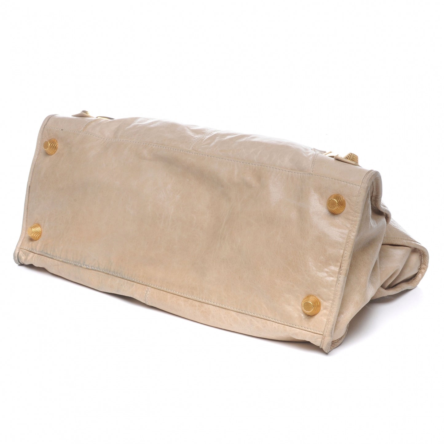 Agneau Giant 21 Gold Hardware Work Praline