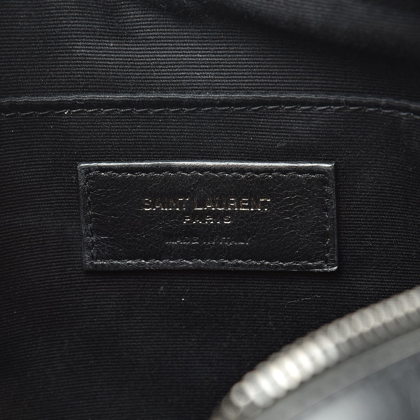 Calfskin Matelasse Monogram Lou Camera Bag Black