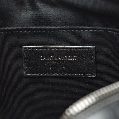 Saint Laurent Calfskin Matelasse Monogram Lou Camera Bag Black 6 of 10