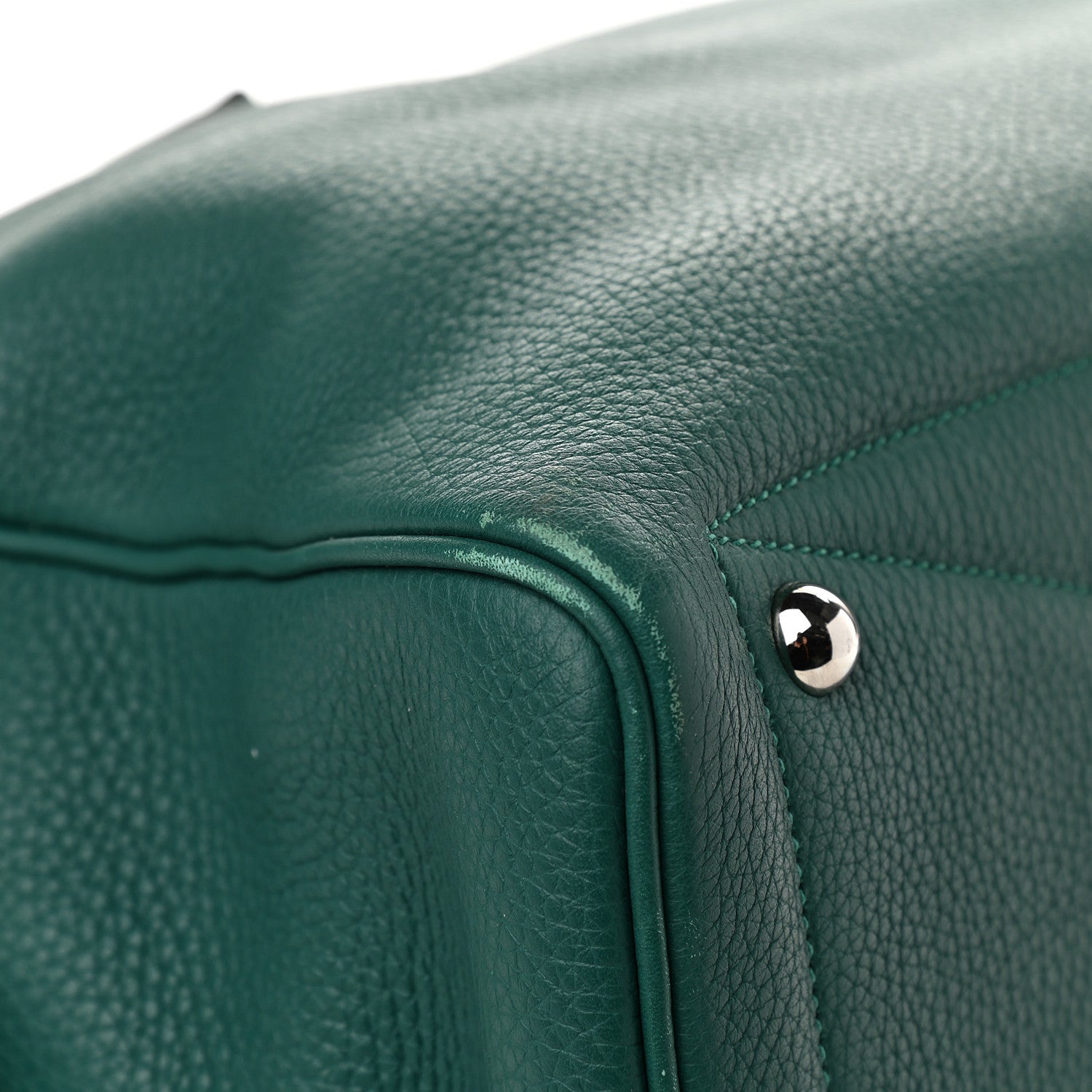 Hermes Taurillon Clemence Victoria II 35 Malachite 9 of 11