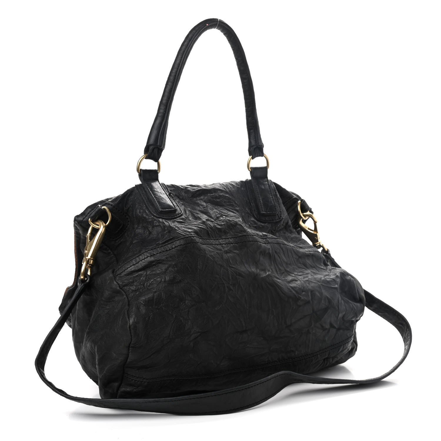 Givenchy Tumbled Sheepskin Large Pandora Black 2 of 15