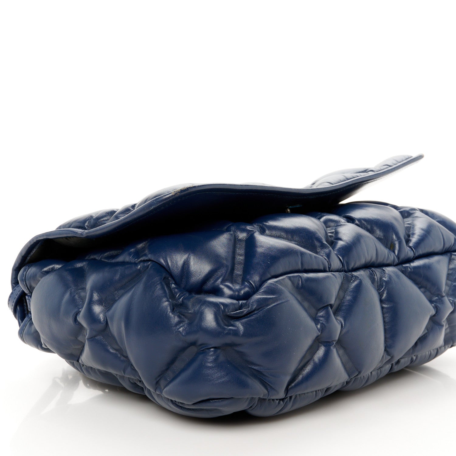 Chanel Calfskin Quilted Large Chesterfield Flap Navy 10 of 12