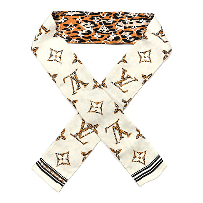 Louis Vuitton Silk Monogram Giant Jungle Bandeau Ivory 1 of 4