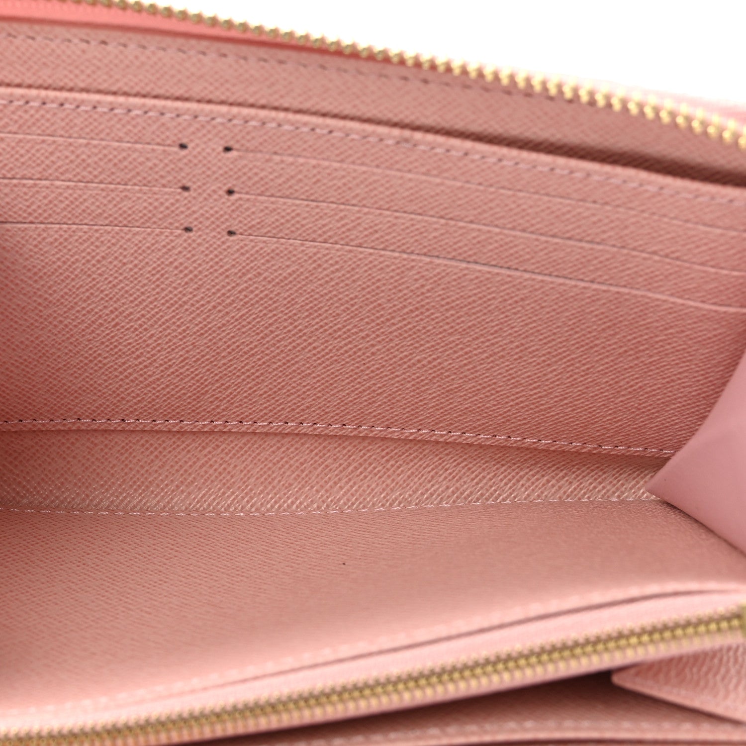 Louis Vuitton Damier Azur Zippy Wallet Rose Ballerine 5 of 7