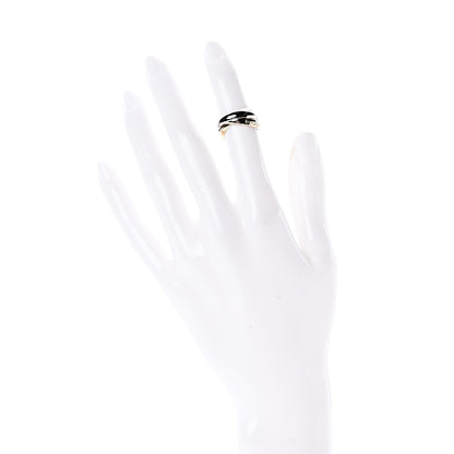 Cartier 18K Pink Yellow White Gold Classic Les Must De Trinity Ring 48 4.5 2 of 4