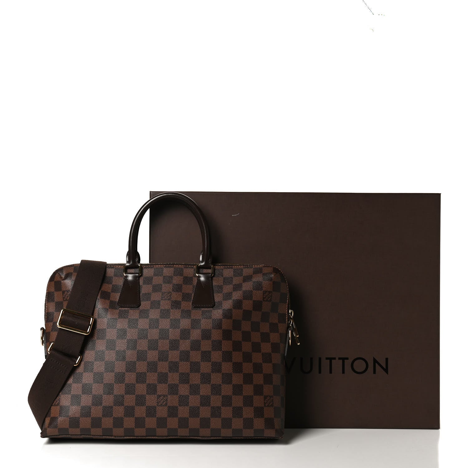 Louis Vuitton Damier Ebene Porte-Documents Jour 12 of 12