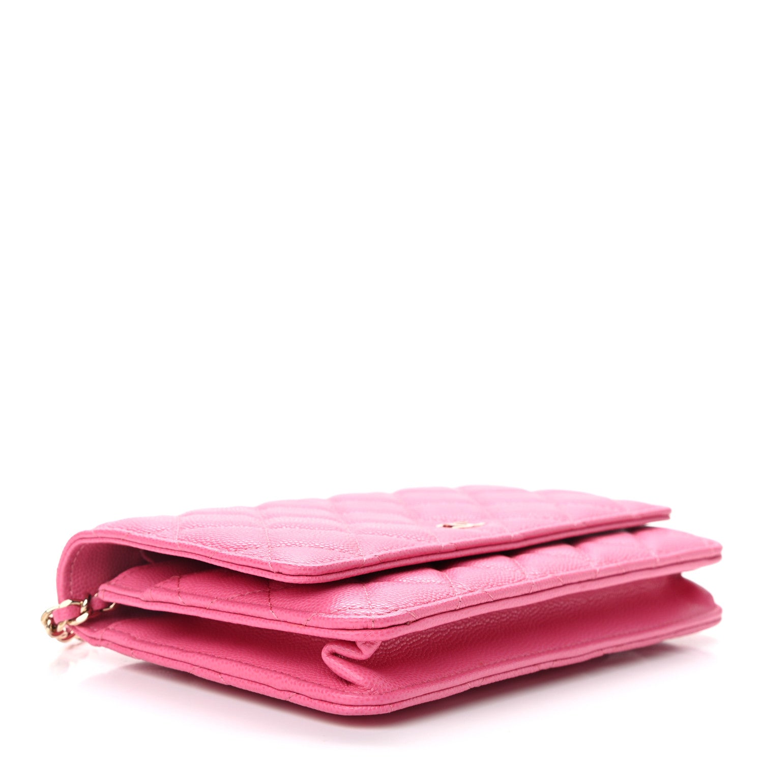 Chanel Caviar Quilted Wallet On Chain WOC Pink 4 of 12