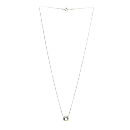 Tiffany Sterling Silver Prasiolite Sparklers Pendant Necklace 3 of 5