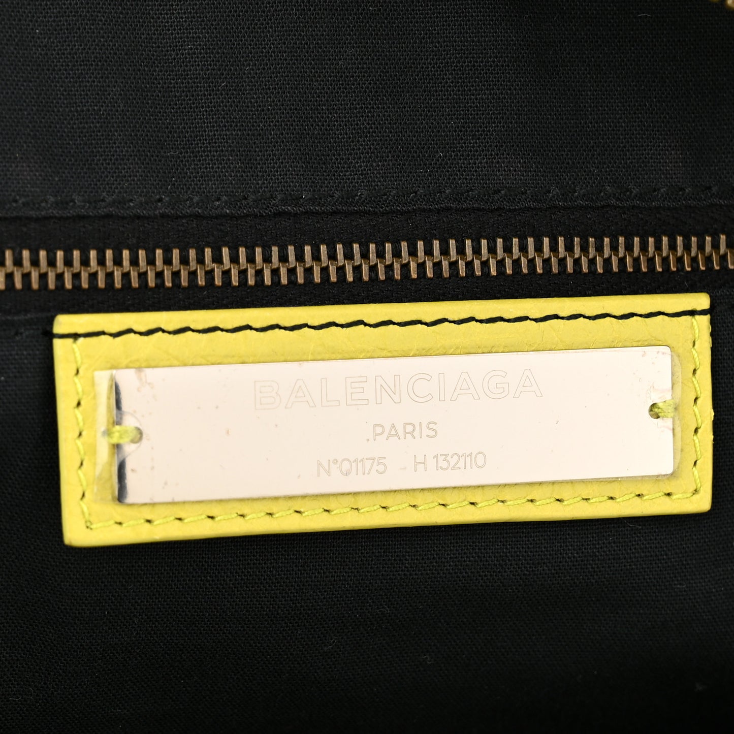 Agneau Classic Hardware Work Jaune Poussin