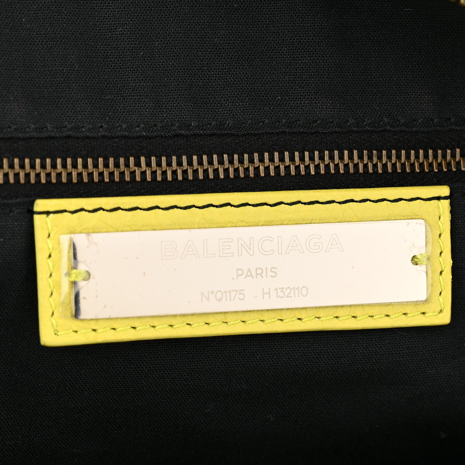 Balenciaga Agneau Classic Hardware Work Jaune Poussin 6 of 10