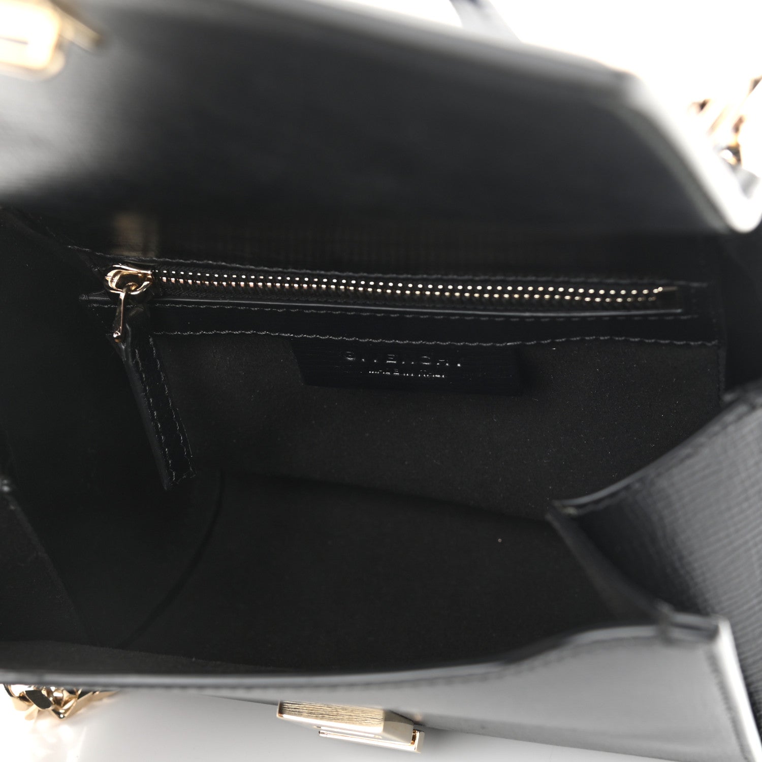 Givenchy Textured Calfskin Mini Pandora Box Chain Crossbody Bag Black 5 of 11