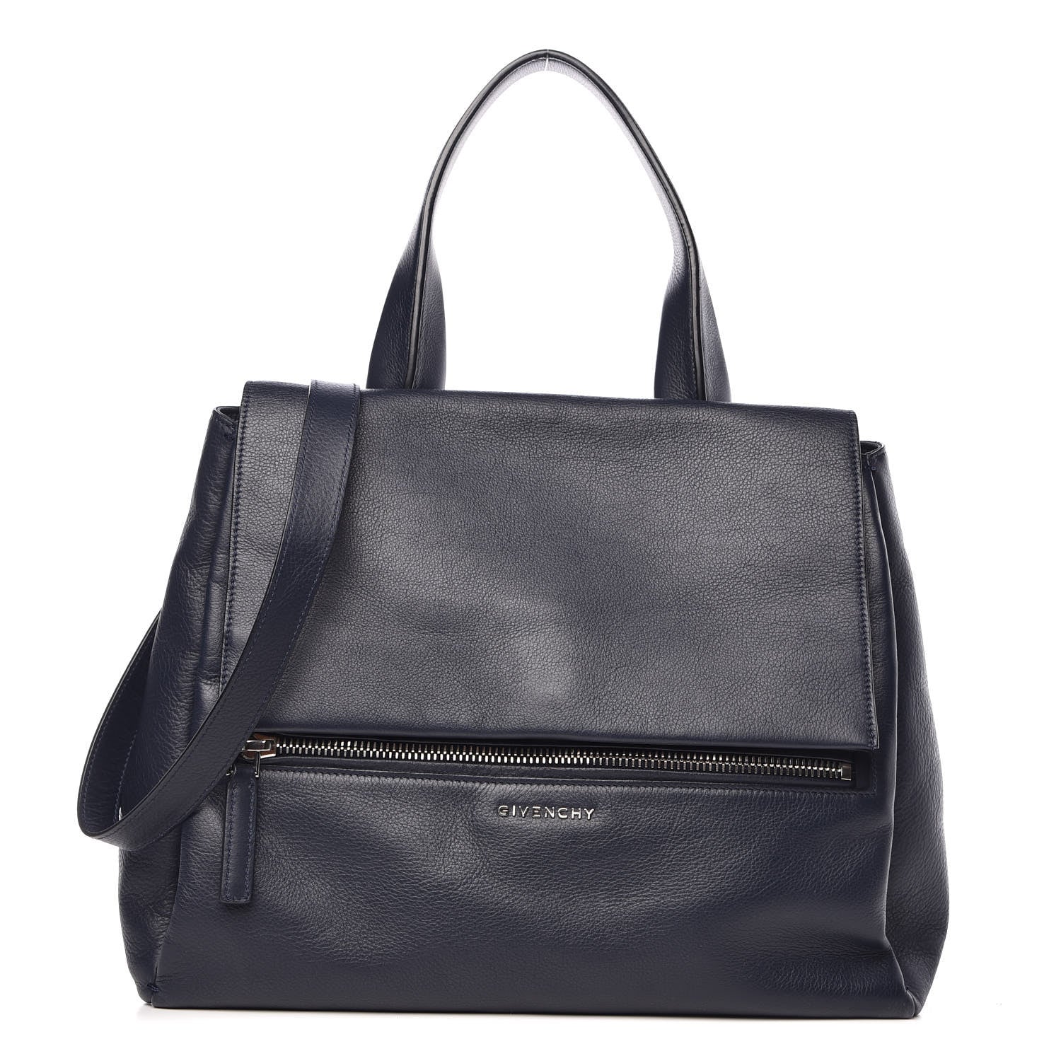 Givenchy Calfskin Medium Pandora Pure Flap Bag Blue 1 of 9