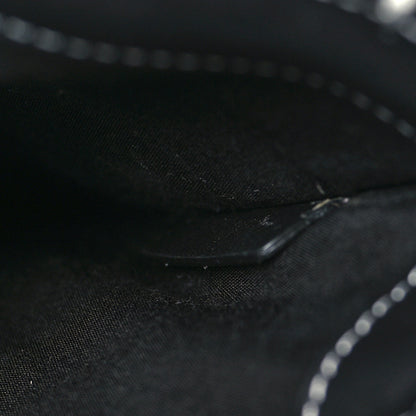 Christian Dior X KAWS Grained Calfskin Saddle Wristlet Black 6 of 9
