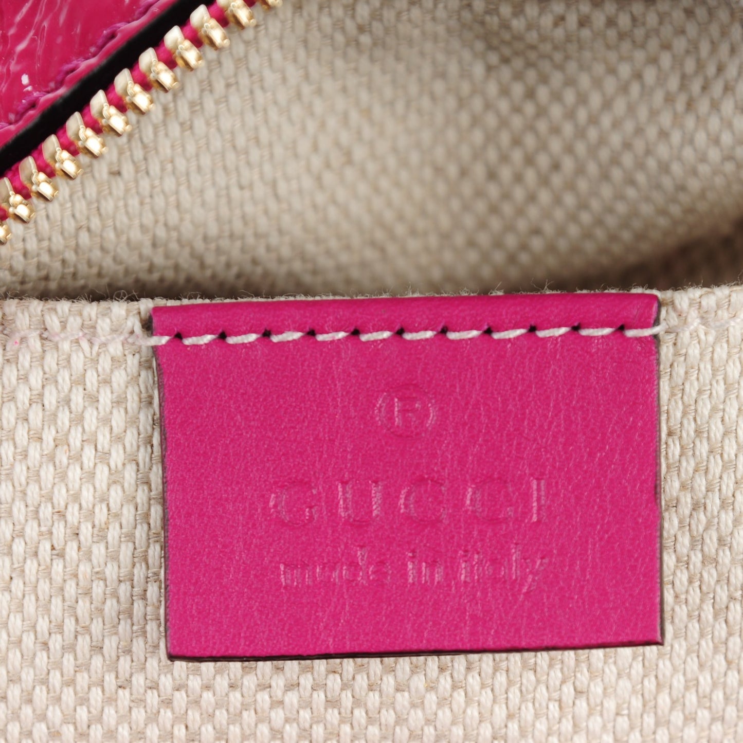 Soft Patent Small Soho Disco Bag Bright Bougainvillea
