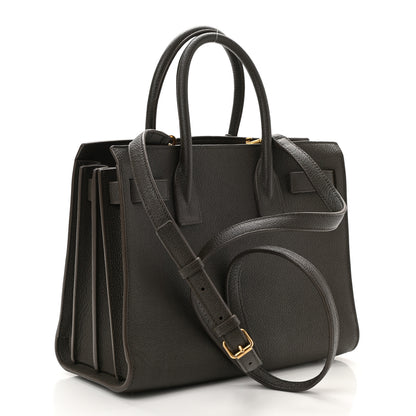 Saint Laurent Grained Calfskin Baby Sac De Jour Bronze 2 of 10