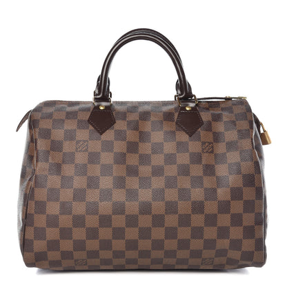 Louis Vuitton Damier Ebene Speedy 30 1 of 7