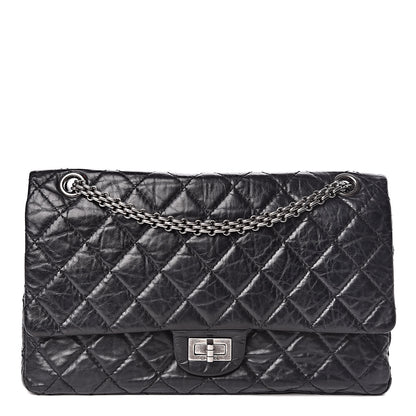 Chanel Aged Calfskin Quilted 2.55 Reissue 226 Flap Black 1 of 11