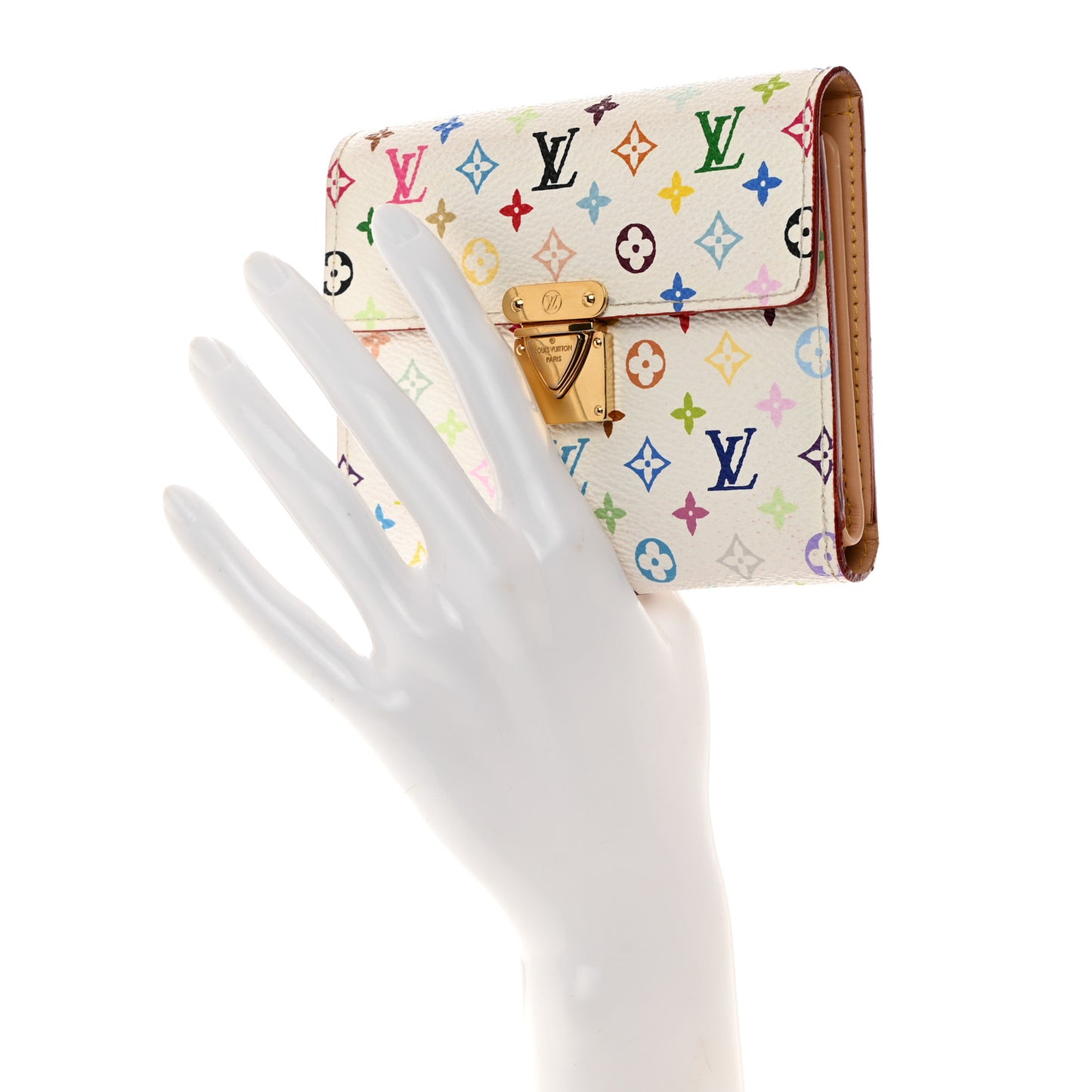 Monogram Multicolor Koala Wallet White