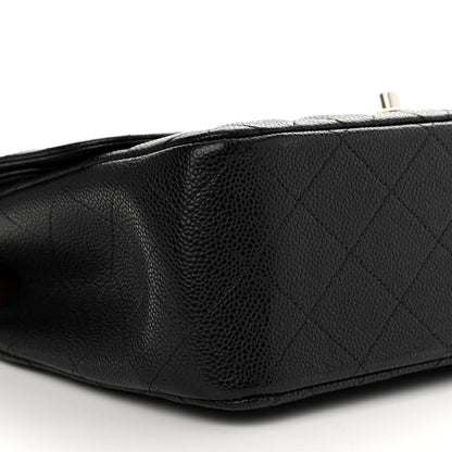 Chanel Caviar Quilted Jumbo Double Flap Black 9 of 13
