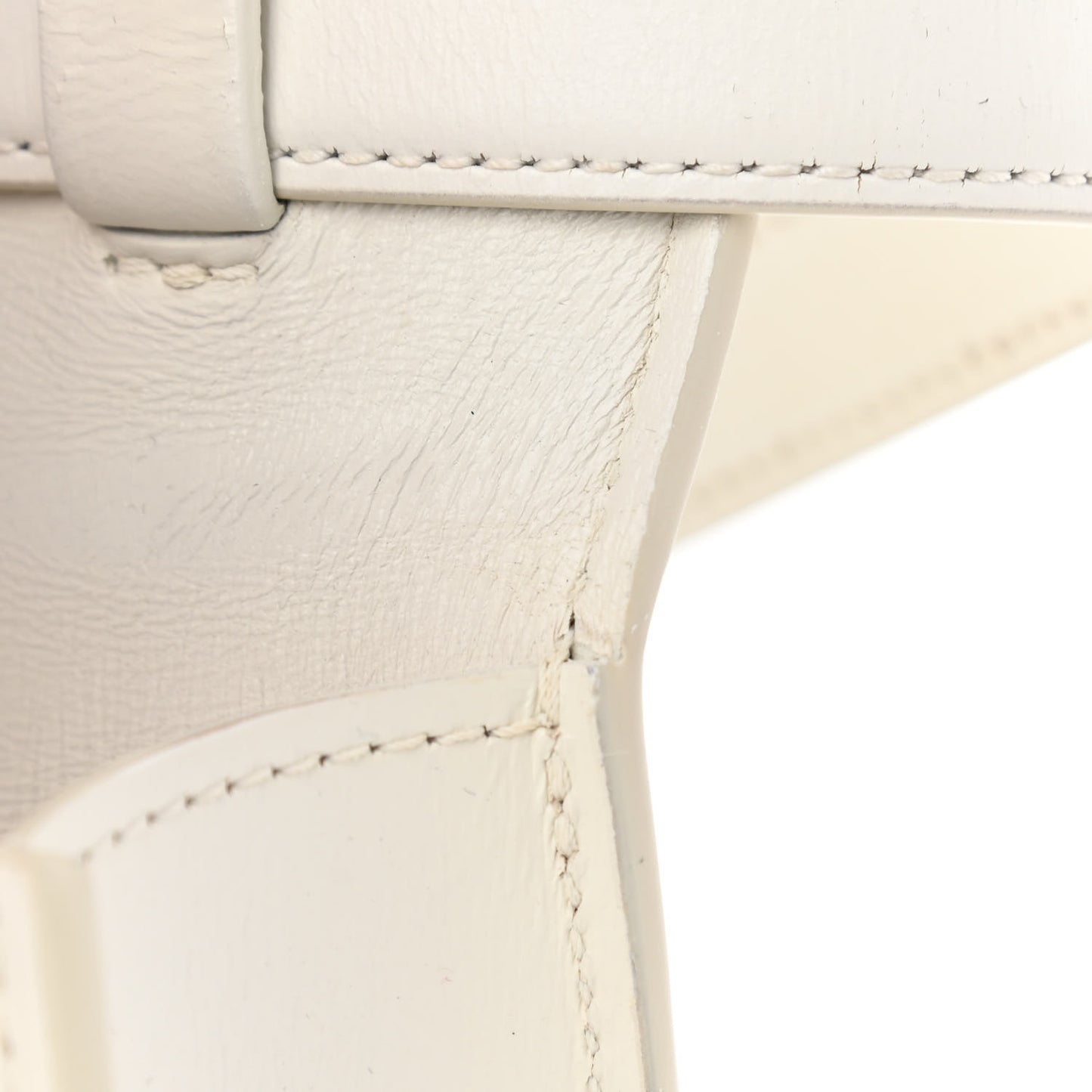 Box Calfskin Teen Classic Box Flap Bag White