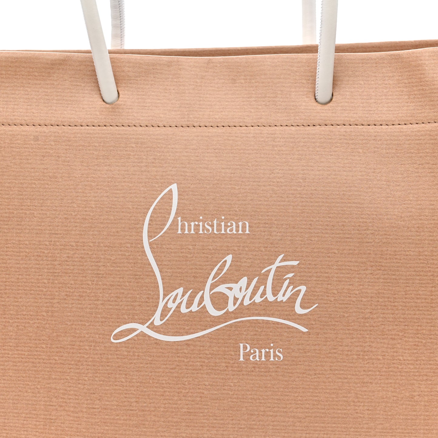 Calfskin Kraftilou Logo Tote