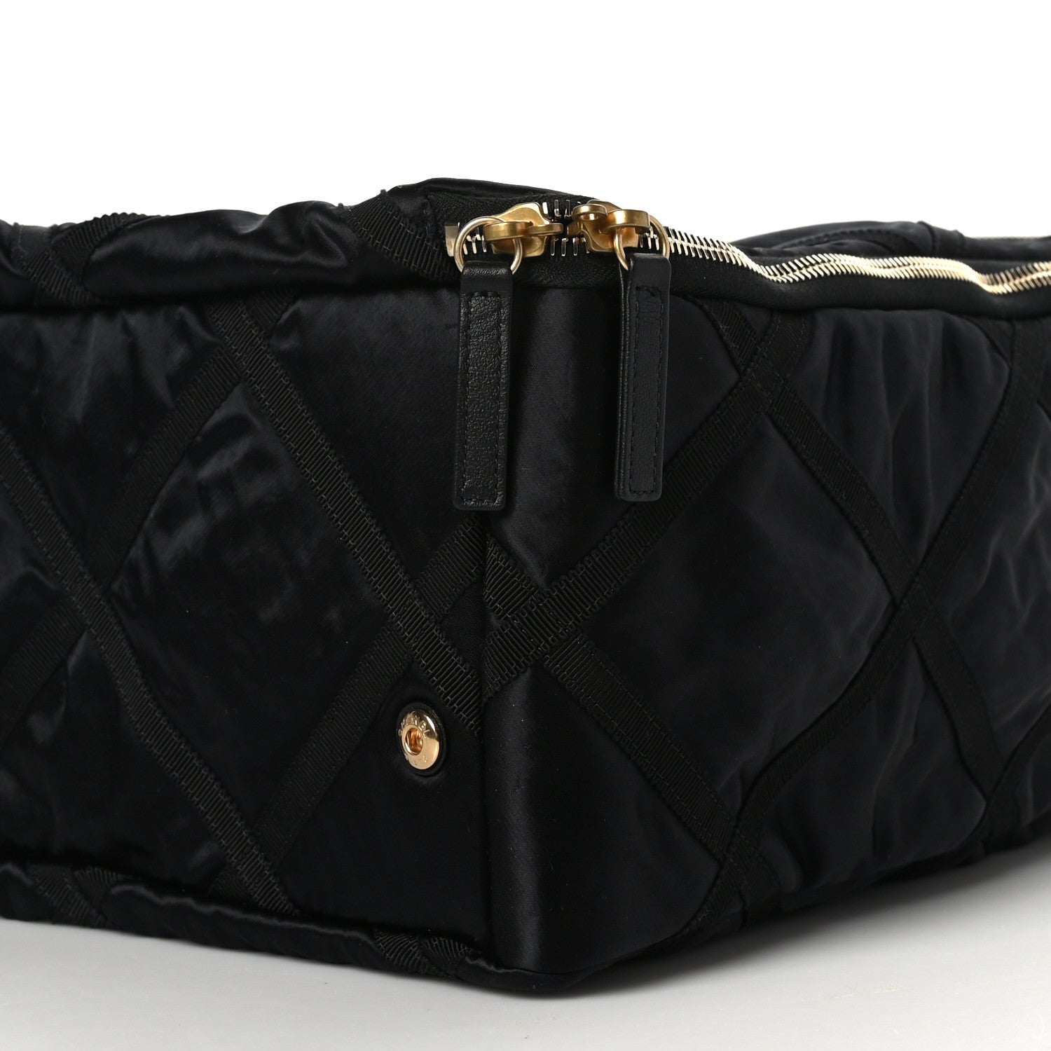 Chanel Nylon Grosgrain Large Lifestyle Travel Black 9 of 9