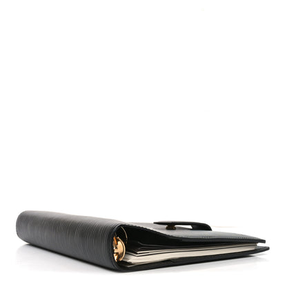 Louis Vuitton Epi Large Ring Agenda Cover Black 4 of 7