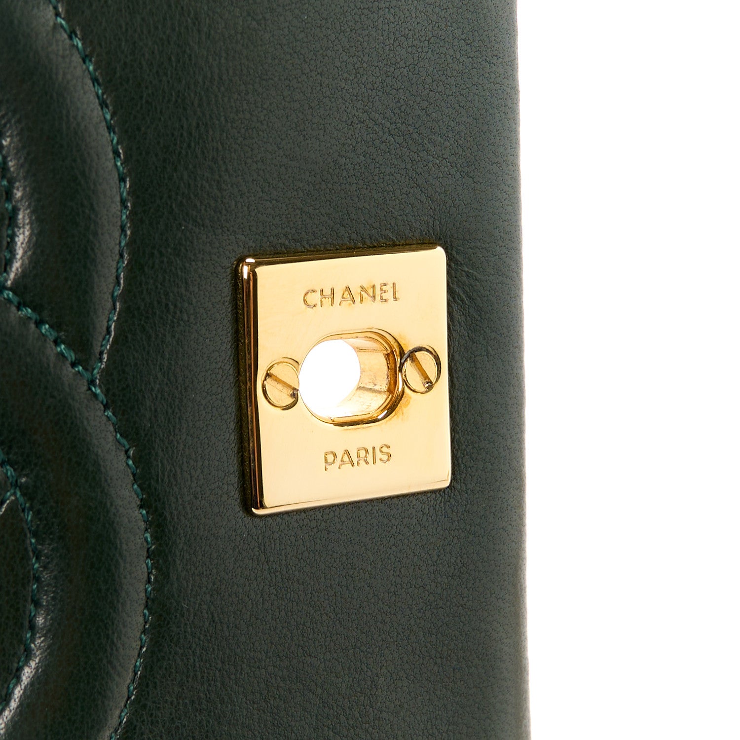 Chanel Lambskin Quilted Small Single Flap Green 7 of 11