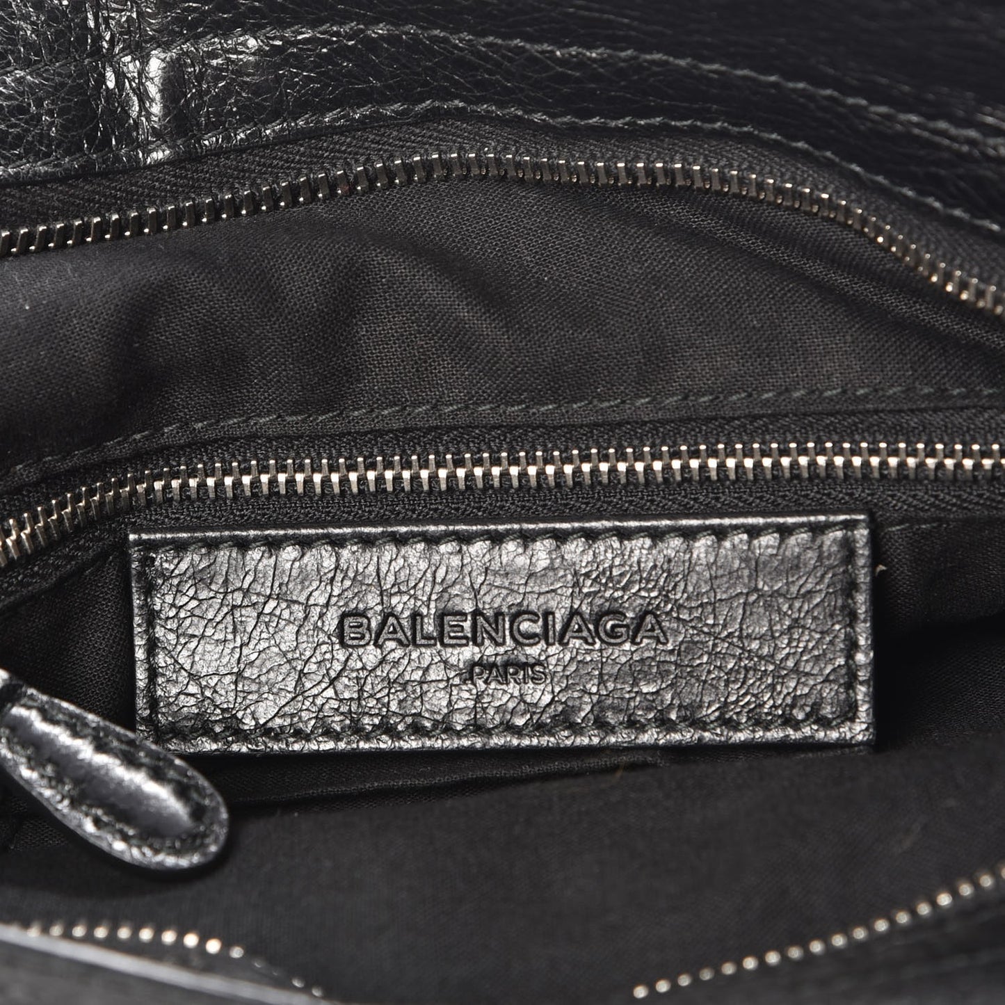 Agneau Giant 12 Silver Hardware Town Black