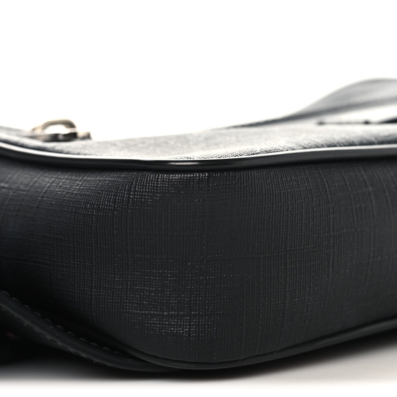 Gucci Soft GG Supreme Monogram Web Belt Bag Black Grey 9 of 11