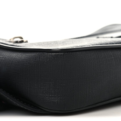 Gucci Soft GG Supreme Monogram Web Belt Bag Black Grey 9 of 11