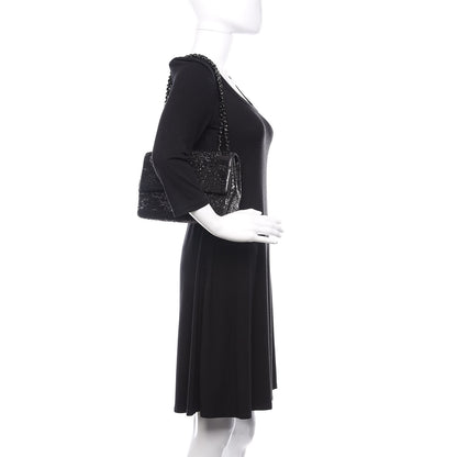 Chanel Sequin Lambskin Medium Moonlight on Water Flap Black 2 of 12