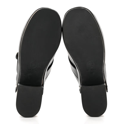 Chanel Calfskin CC Turn Lock Clogs 37 Black 5 of 9