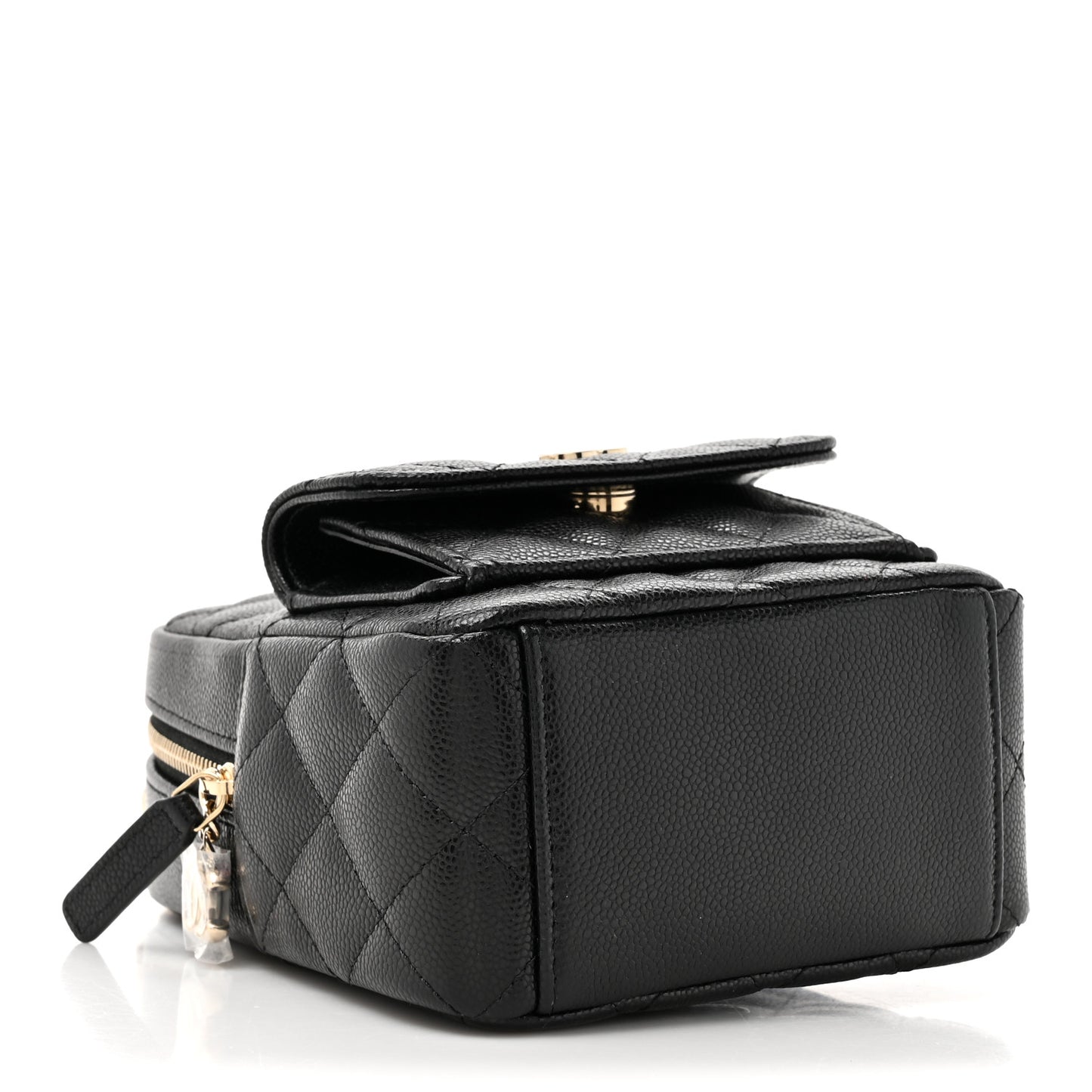 Caviar Quilted CC Mini Classic Backpack Black
