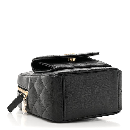 Chanel Caviar Quilted CC Mini Classic Backpack Black 4 of 10