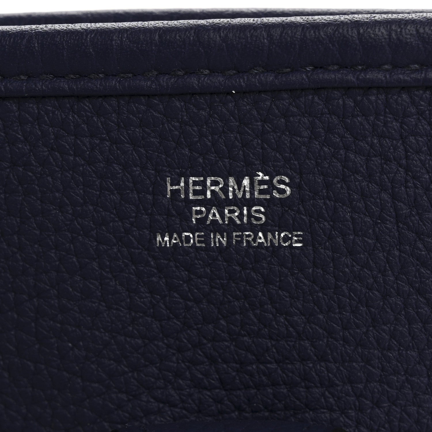 Hermes Taurillon Clemence Evelyne III PM Bleu Encre 6 of 12