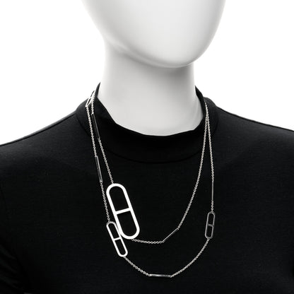 Hermes Sterling Silver Ever Chaine d'Ancre Long Necklace 120 2 of 4