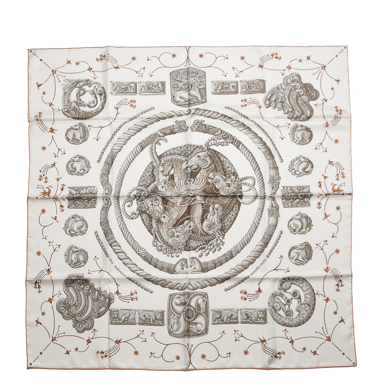 Hermes Silk Ors Nomades Scarf 90 1 of 6