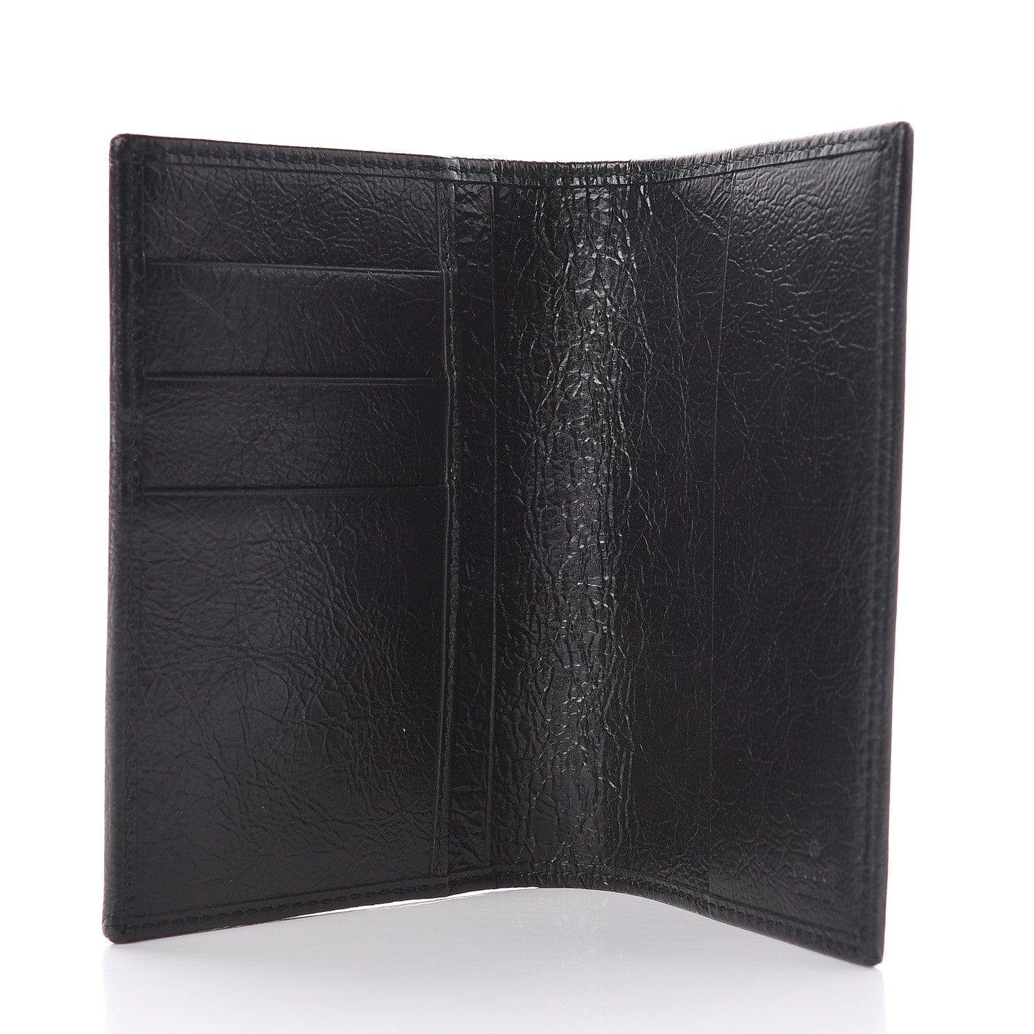 Gucci Fluffy Calfskin Morpheus Passport Case Black 5 of 8