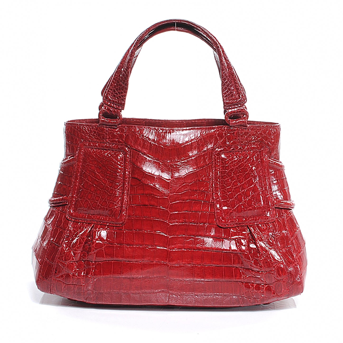 Crocodile Tote Red