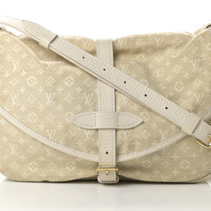 Louis Vuitton Monogram Mini Lin Saumur Dune 9 of 15