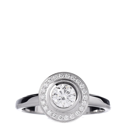 Cartier Platinum Diamond .46ct D'Amour Solitaire Engagement Ring 50 5.25 1 of 10