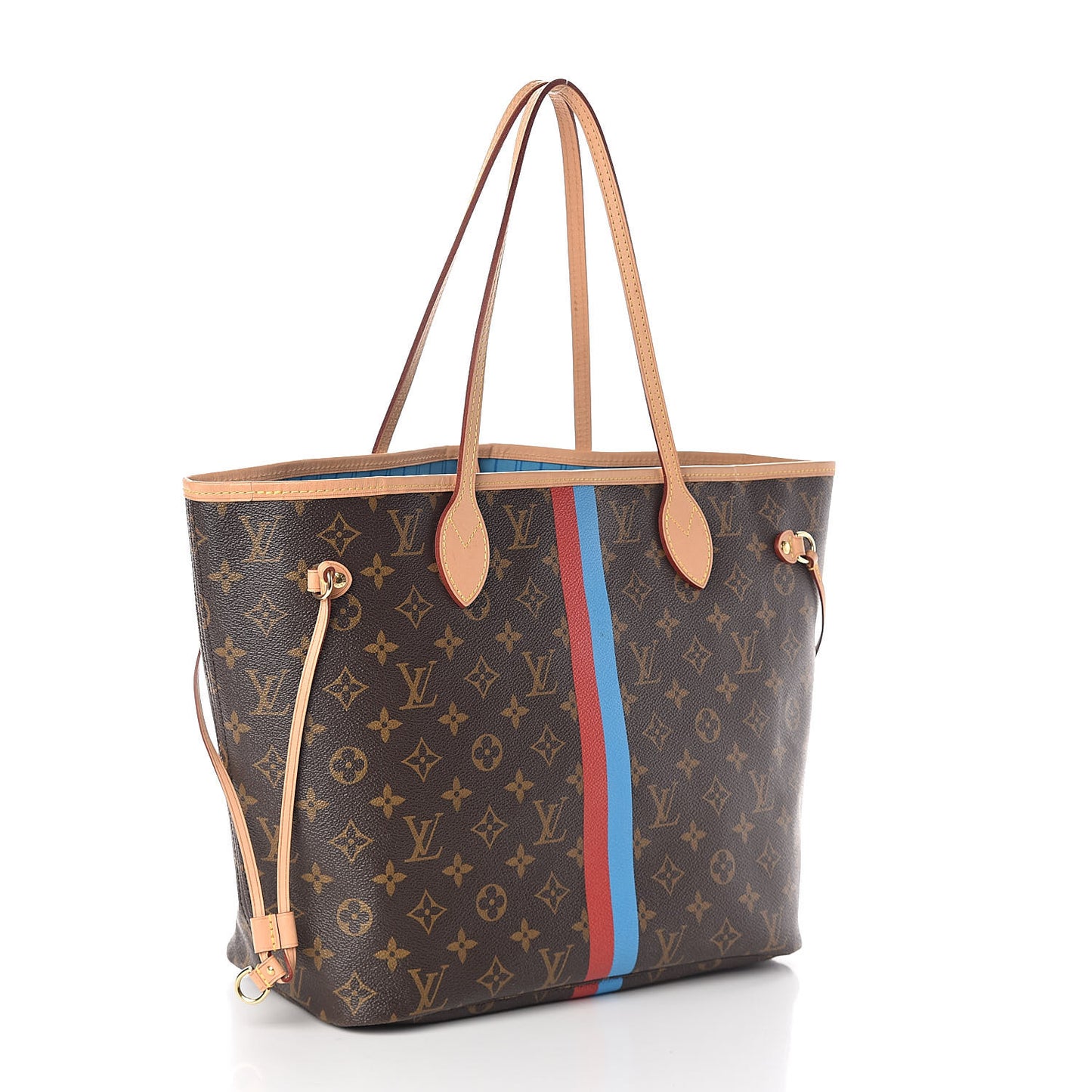 Monogram My LV Heritage Neverfull MM Blue Clair Rouge