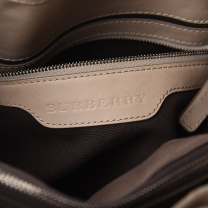 Burberry Smoked Check Medium Walden Belted Hobo Trench 7 of 10