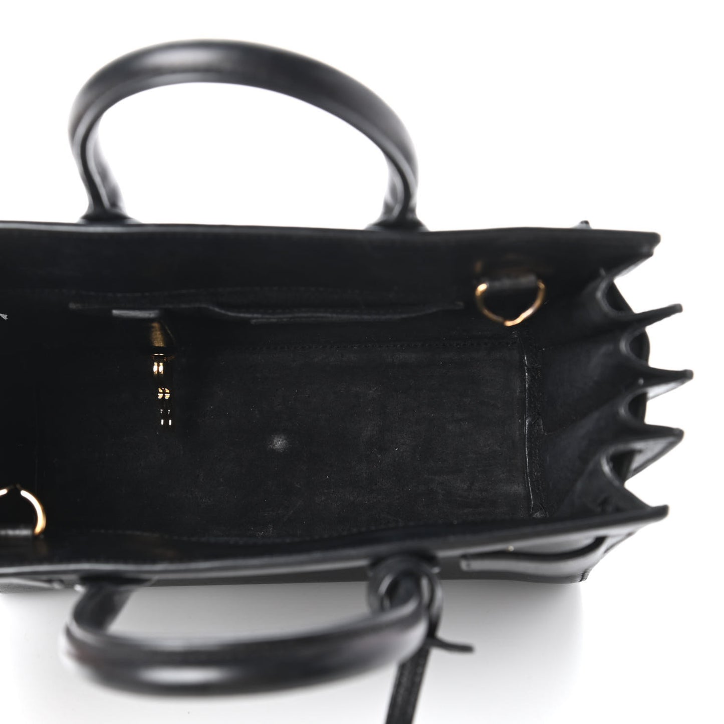 Calfskin Nano Sac de Jour Black