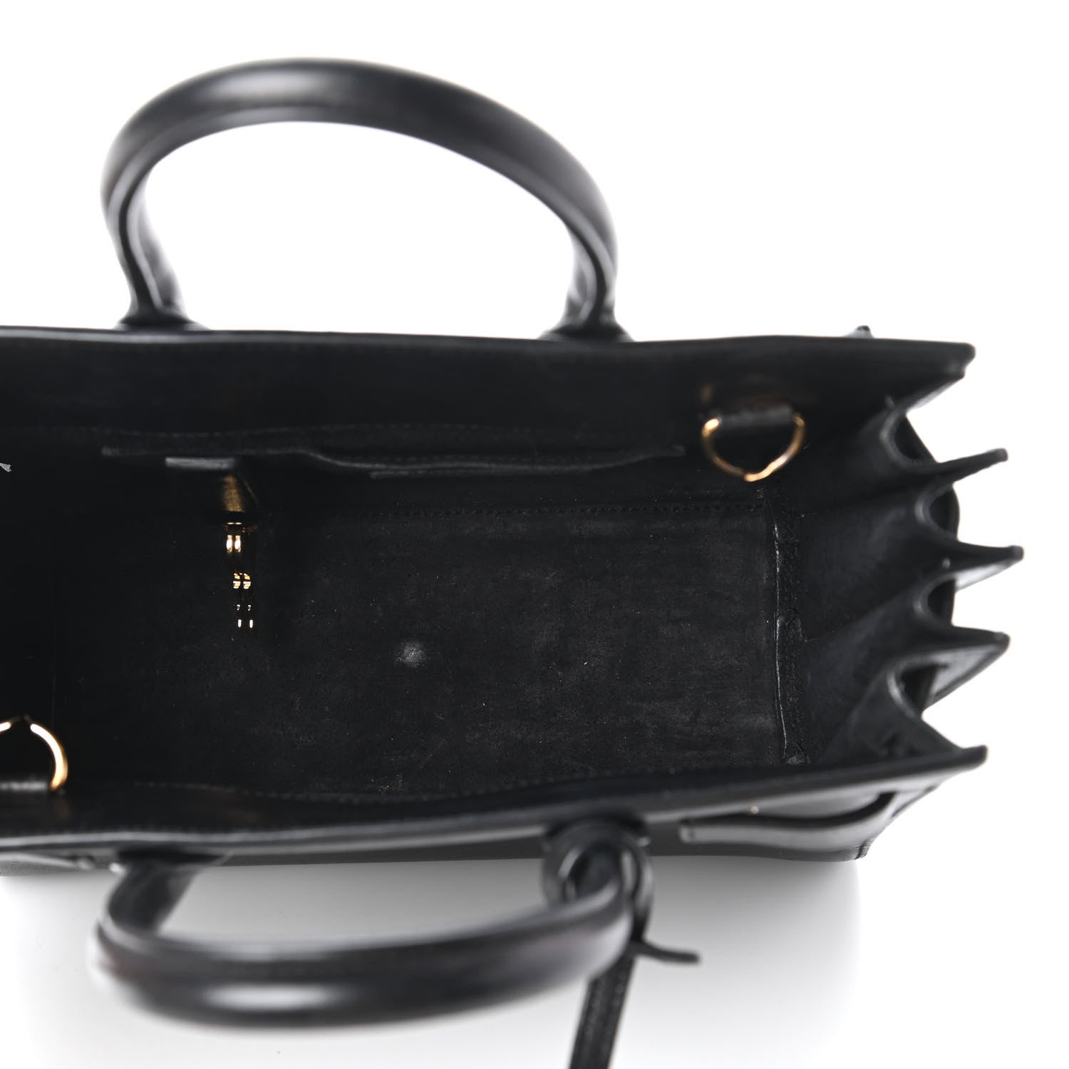 Saint Laurent Calfskin Nano Sac de Jour Black 5 of 9